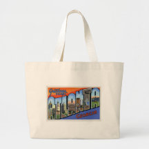 Greetings from Atlanta Tote Bags