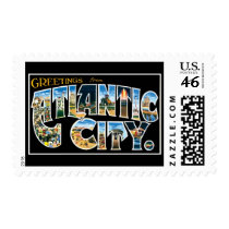 Greetings from Atlantic City New Jersey Postage