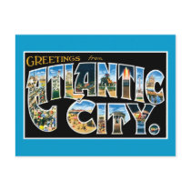 Greetings from Atlantic City Post Card