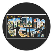 Greetings from Atlantic City! Sticker