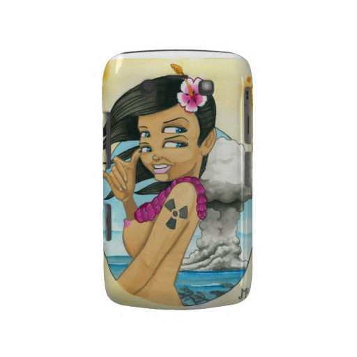 "Greetings from Bikini Atoll" Case-Mate Blackberry Case