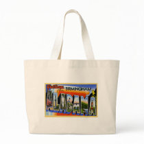 Greetings from Birmingham Alabama Canvas Bags