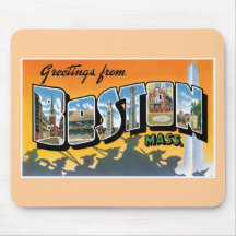 Greetings from Boston! Mousepad