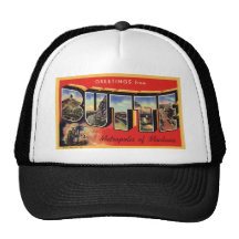 Greetings from Butte Metropolis of Montana Mesh Hats