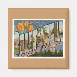 Greetings From California Fridge Magnet