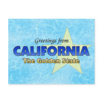 Greetings from California postcards by dndartstudio Greetings from California postcards