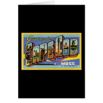 Greetings from Cape Cod Massachusetts Card