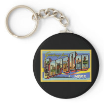 Greetings from Cape Cod Massachusetts Keychains