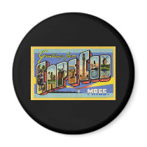 Greetings from Cape Cod Massachusetts Fridge Magnets