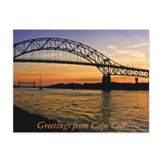 Greetings from Cape Cod postcard