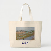 Greetings from Cape Hatteras OBX Canvas Bag
