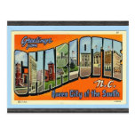 Greetings From Charlotte N.C. , Vintage Post Card