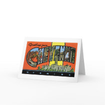 Greetings From Cheyenne, Wyoming Card