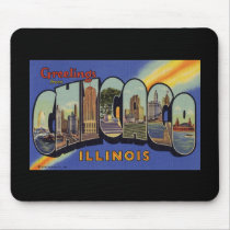 Greetings from Chicago Illinois Mousepads