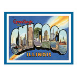 Greetings From Chicago Illinois Postcards