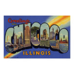 Greetings from Chicago Illinois Posters