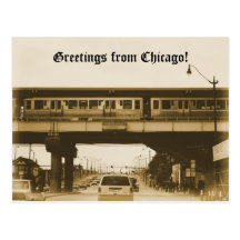 Greetings from Chicago! Postcard