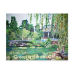 Greetings from China Postcard