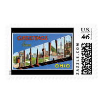 Greetings from Cleveland Ohio Postage Stamp
