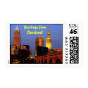 Greetings from Cleveland, Ohio postage