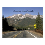 Greetings from Colorado Postcard