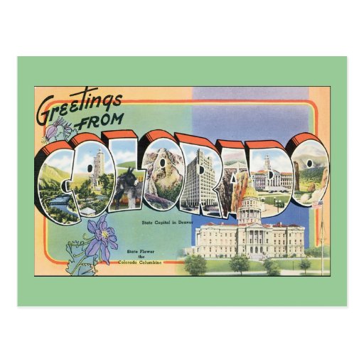 Greetings from Colorado Postcards