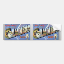Greetings From Columbus Ohio, Vintage Bumper Stickers
