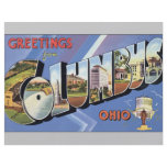 Greetings From Columbus Ohio, Vintage Full Color Flyer