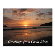 Greetings from Costa Rica! Postcard