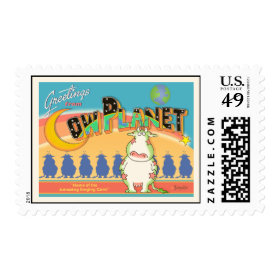 GREETINGS FROM COW PLANET by Boynton Postage Stamps