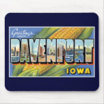 Greetings from Davenport, Iowa! mousepads