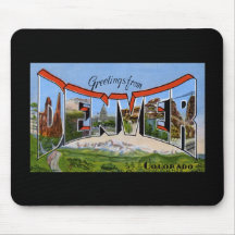Greetings from Denver Colorado Mousepads