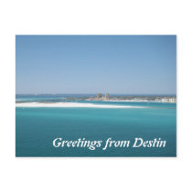 Greetings from Destin postcards
