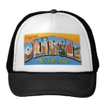Greetings from Detroit! Hats