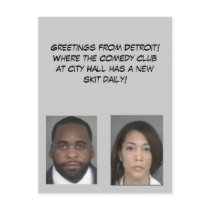 Greetings From Detroit Postcard