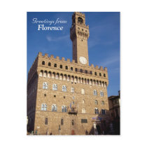 "Greetings from Florence" postcard