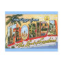Greetings from Florida - Vintage Travel Post Card