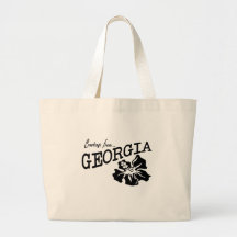 Greetings from Georgia Canvas Bags