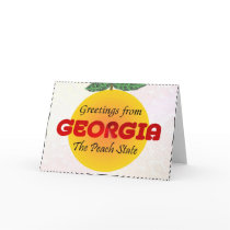 Greetings from Georgia cards