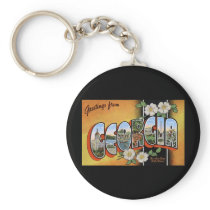 Greetings from Georgia Keychain