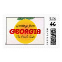 Greetings from Georgia postage