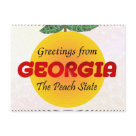 postcard - Greetings from Georgia postcard - Greetings from Georgia