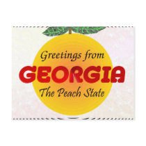 Greetings from Georgia postcards by dndartstudio Greetings from Georgia postcards