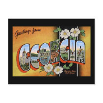 Greetings from Georgia Post Card