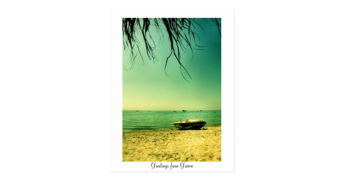 Greetings from Greece Postcard | Zazzle