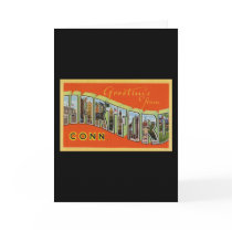 Greetings from Hartford Connecticut Card
