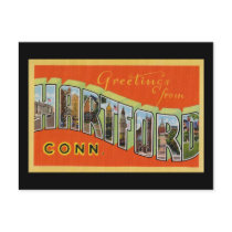 Greetings from Hartford Connecticut Postcards