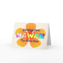Greetings from Hawaii Card