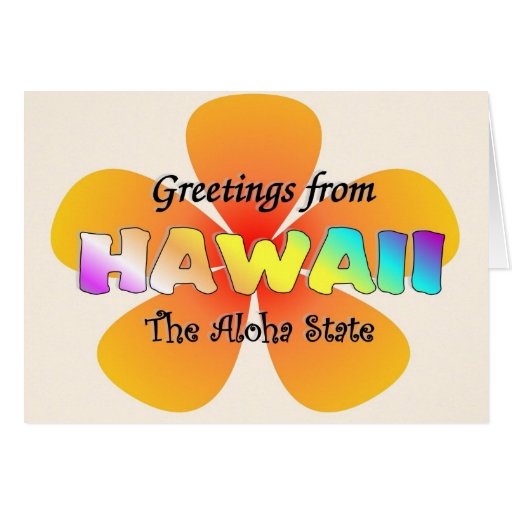 Greetings In Hawaii