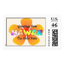 Greetings from Hawaii postage